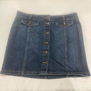 SO Blue Jean Skirt